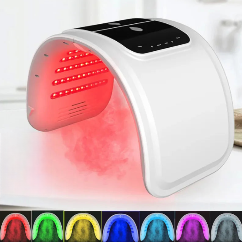 appareil led professionnel 7 couleurs soin visage complet