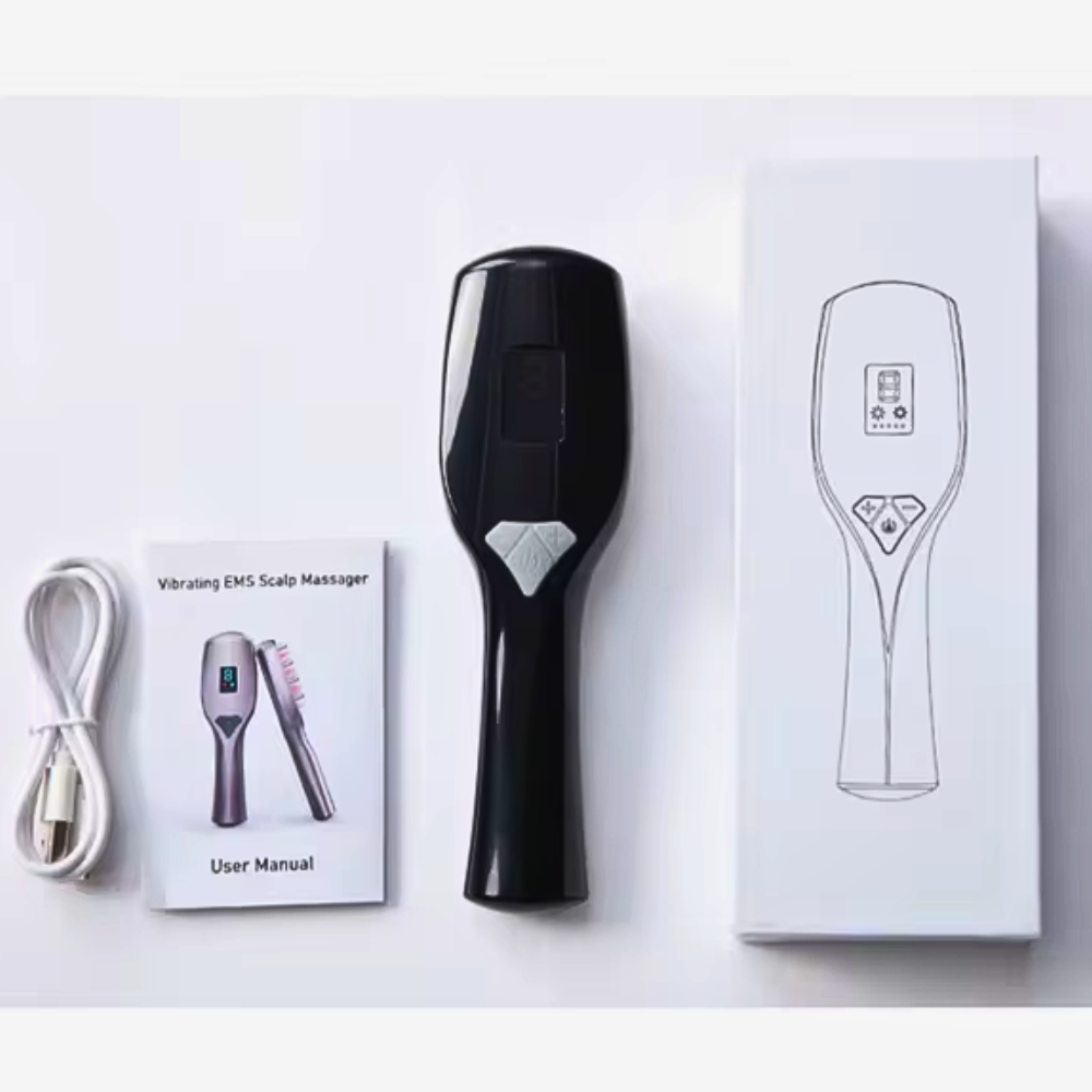 Peigne de massage rechargeable avec cable usb