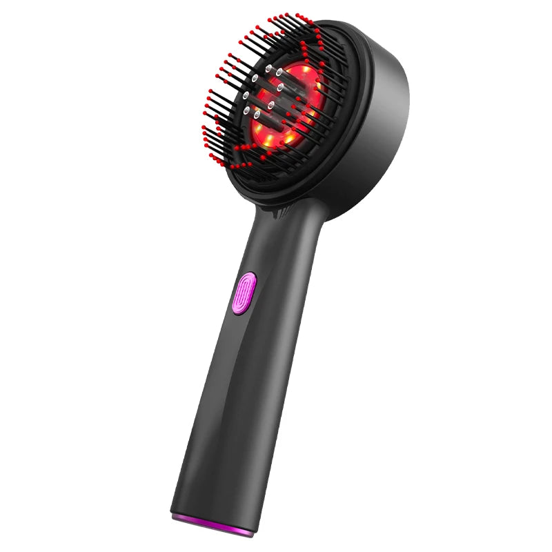 Peigne LED cheveux, utilisant la lumière rouge pour stimuler la repousse capillaire