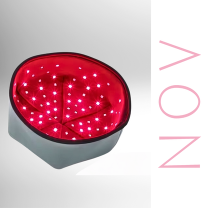 casque led à lumière rouge, soin capillaire anti chute