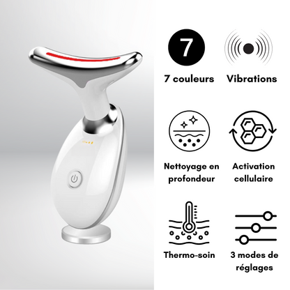 Appareil LED Raffermissant Visage & Cou | Anti-Rides & Lifting Maison