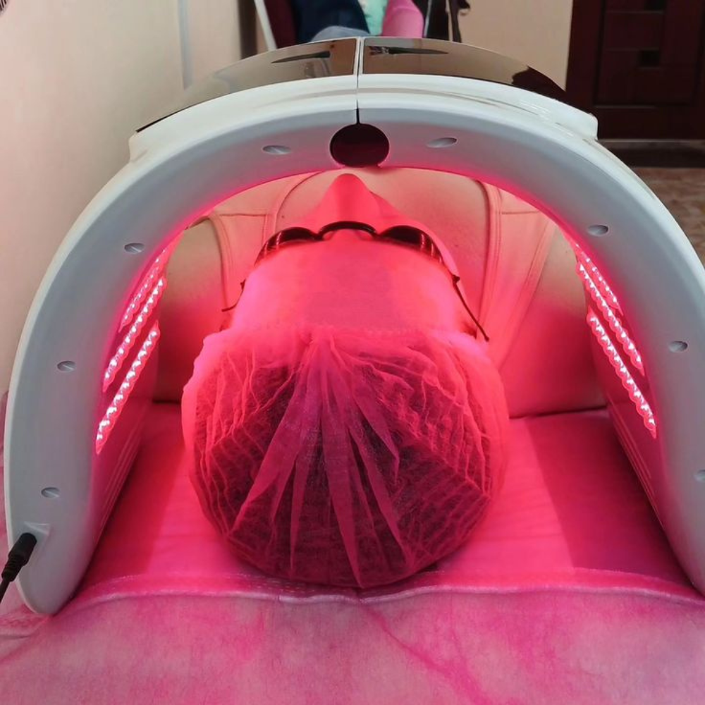 therapie par lumière rouge soin à la maison